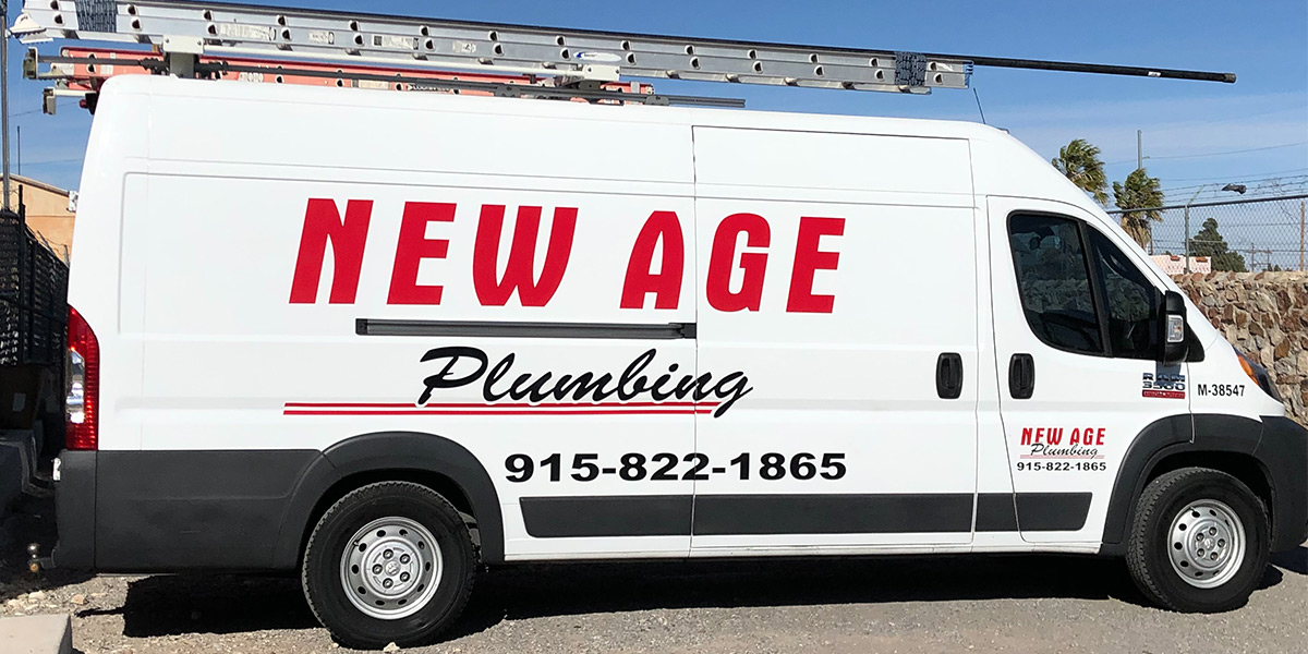 New Age Plumbing Truck in El Paso, TX